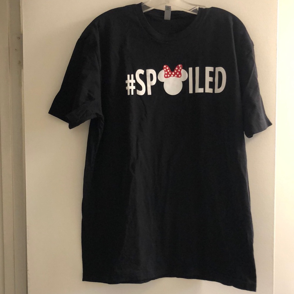 Black  Minnie Mouse T-Shirt with Red Accents
